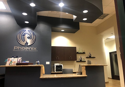 PHX Health Insurance Inside Office Front Desk Photo Near Eloy